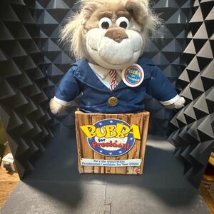 Mattel Bubba for President Plush + Podium | 2000 Collectible
